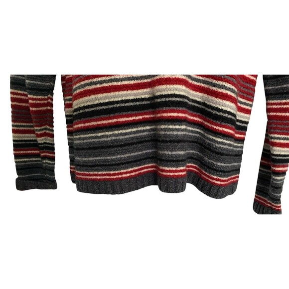 1990s Vintage Field Gear Striped Turtleneck Sweater - Picture 4 of 7